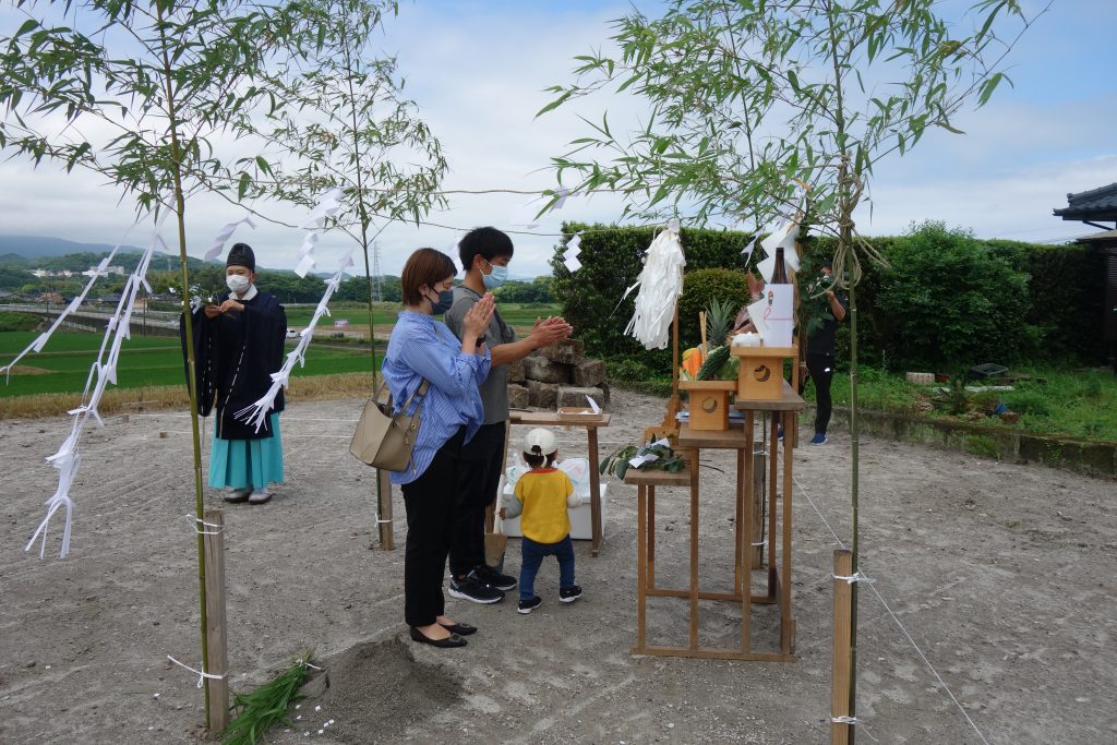 金峰町の家　地鎮祭です。